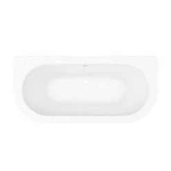 Admiral 1685 Back To Wall Roll Top Bath + Antique Brass Leg Set -Deals Freestanding Baths Store ADMIRAL1685AB d2 460