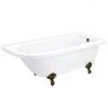 Appleby 1700 Roll Top Shower Bath + Antique Brass Leg Set 1 Appleby 1700 Roll Top Shower Bath + Antique Brass Leg Set -Deals Freestanding Baths Store AP17AB lrg 670