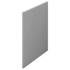 Arezzo Matt Grey L-Shaped End Bath Panel - 700mm