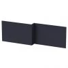 Arezzo Matt Blue L-Shaped Front Bath Panel - 1700mm -Deals Freestanding Baths Store ARZ735 n p