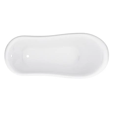 Astoria 1550 Roll Top Slipper Bath + Antique Brass Leg Set 5 Astoria 1550 Roll Top Slipper Bath + Antique Brass Leg Set - Image 3