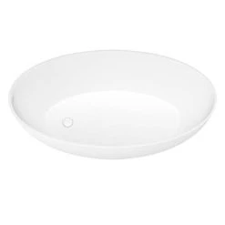 Arezzo 1600 x 855 Matt White Solid Stone Curved Single Ended Bath 9 Arezzo 1600 x 855 Matt White Solid Stone Curved Single Ended Bath -Deals Freestanding Baths Store AZ16SBA d4n 460