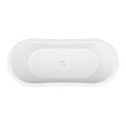 Arezzo 1690 x 750 Matt White Solid Stone Traditional Roll Top Slipper Bath -Deals Freestanding Baths Store AZ175SBA n d1 460