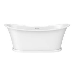 Arezzo 1690 x 750 Matt White Solid Stone Traditional Roll Top Slipper Bath -Deals Freestanding Baths Store AZ175SBA n d2 460
