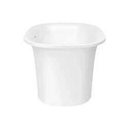 Arezzo 1690 x 750 Matt White Solid Stone Modern Roll Top Bath -Deals Freestanding Baths Store AZ17SBB n d4 460