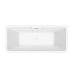Arezzo 1700 x 750 Modern Square Roll Top Bath 10 Arezzo 1700 x 750 Modern Square Roll Top Bath -Deals Freestanding Baths Store AZ820 detail2 460
