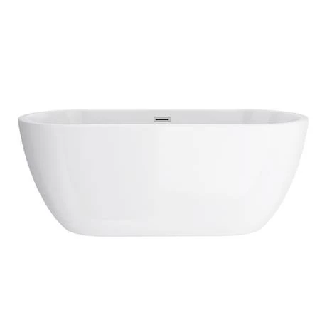 Arezzo Freestanding Modern Bath with Chrome Waste 5 Arezzo Freestanding Modern Bath with Chrome Waste - Image 4
