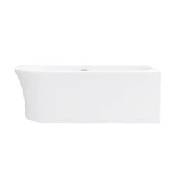 Arezzo 1700 x 750 Modern Curved Corner Bath 11 Arezzo 1700 x 750 Modern Curved Corner Bath -Deals Freestanding Baths Store AZC17 n d4 460