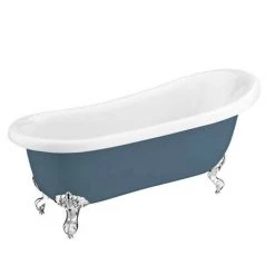 Astoria Blue 1710 Roll Top Slipper Bath w. Ball + Claw Leg Set -Deals Freestanding Baths Store Astoria Blue 1710 Roll Top Slipper Bath d6 460