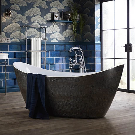 Heritage Alderley Croc Skin Effect Freestanding Acrylic Bath (1730 x 730mm) 3 Heritage Alderley Croc Skin Effect Freestanding Acrylic Bath (1730 x 730mm)