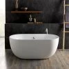 BC Designs Dinkee Freestanding Modern Bath 1500 x 780mm 1 BC Designs Dinkee Freestanding Modern Bath 1500 x 780mm -Deals Freestanding Baths Store BAS012 BC P