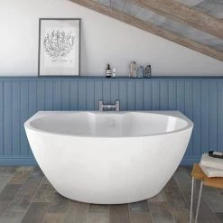 Orbit BTW Modern Free Standing Bath (1515 x 940mm) -Deals Freestanding Baths Store BFRE026 D2 460
