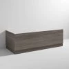 Brooklyn Grey Avola Wood Effect Bath Panel Pack -Deals Freestanding Baths Store BGABP n p