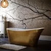 Heritage Holywell Freestanding Acrylic Bath (1710 x 745mm) - Gold Effect