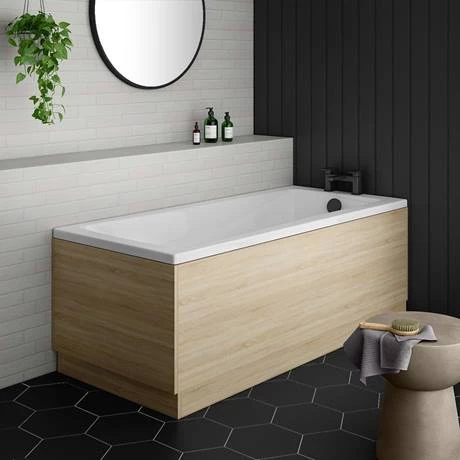 Brooklyn Natural Oak Wood Effect Bath Panel Pack - Various Sizes 4 Brooklyn Natural Oak Wood Effect Bath Panel Pack - Various Sizes - Image 2