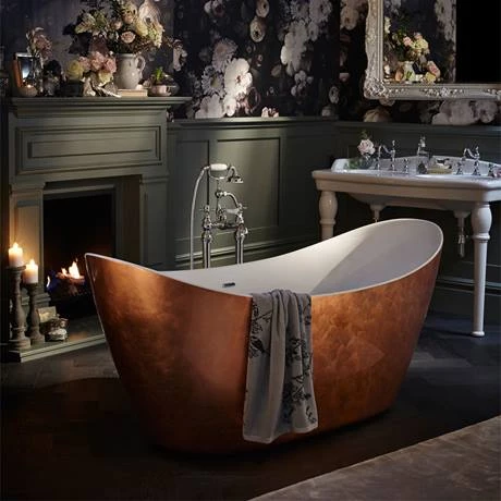 Heritage Hylton Freestanding Acrylic Bath (1730 x 730mm) - Copper Effect 5 Heritage Hylton Freestanding Acrylic Bath (1730 x 730mm) - Copper Effect - Image 3