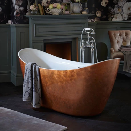 Heritage Hylton Freestanding Acrylic Bath (1730 x 730mm) - Copper Effect 3 Heritage Hylton Freestanding Acrylic Bath (1730 x 730mm) - Copper Effect