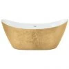 Heritage Hylton Freestanding Acrylic Bath (1730 x 730mm) - Gold Effect 2 Heritage Hylton Freestanding Acrylic Bath (1730 x 730mm) - Gold Effect -Deals Freestanding Baths Store BHYFS00GLD P