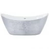 Heritage Hylton Freestanding Acrylic Bath (1730 x 730mm) - Stainless Steel Effect 1 Heritage Hylton Freestanding Acrylic Bath (1730 x 730mm) - Stainless Steel Effect -Deals Freestanding Baths Store BHYFS00STL P