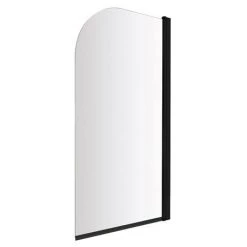 Appleby 1550 Roll Top Shower Bath with Matt Black Screen + Leg Set -Deals Freestanding Baths Store BKARH15BS d3 460