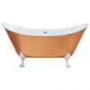 Heritage Lyddington Freestanding Acrylic Bath (1730 x 750mm) with Feet - Copper Effect