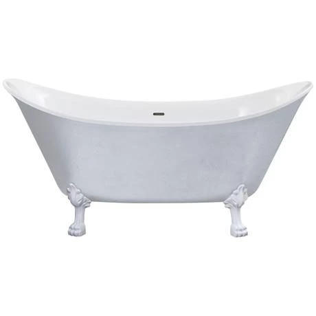 Heritage Lyddington Freestanding Acrylic Bath (1730 x 750mm) with Feet - Stainless Steel Effect 5 Heritage Lyddington Freestanding Acrylic Bath (1730 x 750mm) with Feet - Stainless Steel Effect - Image 3