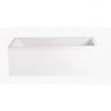Heritage White Reinforced Front Bath Panel