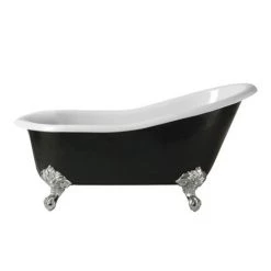 Heritage Kent 0TH Slipper Cast Iron Bath (1550x765mm) with Feet