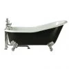 Heritage Hampshire 2TH Slipper Cast Iron Bath (1700x780mm) with Feet -Deals Freestanding Baths Store BRT25 P