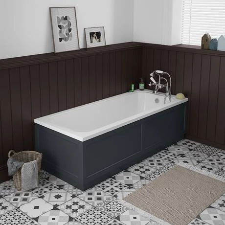 Chatsworth Graphite 1700 Traditional Front Bath Panel 4 Chatsworth Graphite 1700 Traditional Front Bath Panel - Image 2