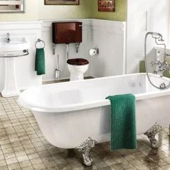 Burlington Blenheim Single Ended 1700 x 750mm Freestanding Bath + Legs 13 Burlington Blenheim Single Ended 1700 x 750mm Freestanding Bath + Legs -Deals Freestanding Baths Store BUR BLENHEIM1700 SE D5 460