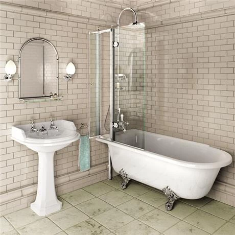 Burlington Hampton LH 1500mm Showering Bath + Legs 4 Burlington Hampton LH 1500mm Showering Bath + Legs - Image 2
