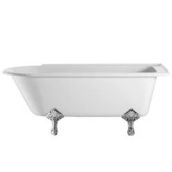 Burlington Hampton RH 1500mm Showering Bath + Legs