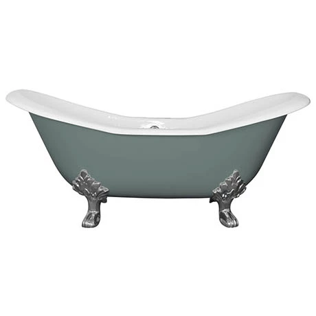 Hurlingham Banburgh Large Cast Iron Roll Top Bath (1825x780mm) with Feet 3 Hurlingham Banburgh Large Cast Iron Roll Top Bath (1825x780mm) with Feet