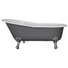 Hurlingham Beaulieu Cast Iron Roll Top Slipper Bath (1720x740mm) with Feet
