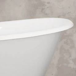 Hurlingham Berwick Cast Iron Roll Top Bath (1720x680mm) with Feet 9 Hurlingham Berwick Cast Iron Roll Top Bath (1720x680mm) with Feet -Deals Freestanding Baths Store Berwick D2 460