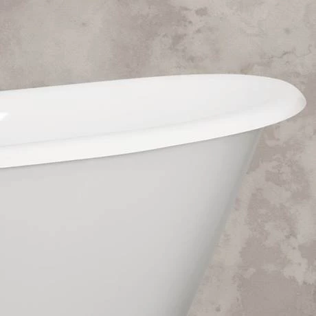 Hurlingham Berwick Cast Iron Roll Top Bath (1720x680mm) with Feet 5 Hurlingham Berwick Cast Iron Roll Top Bath (1720x680mm) with Feet - Image 3