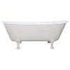 Hurlingham Berwick Cast Iron Roll Top Bath (1720x680mm) with Feet 1 Hurlingham Berwick Cast Iron Roll Top Bath (1720x680mm) with Feet -Deals Freestanding Baths Store Berwick P