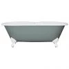Hurlingham Bisley Cast Iron Roll Top Bath (1690x750mm) with Feet -Deals Freestanding Baths Store Bisley P