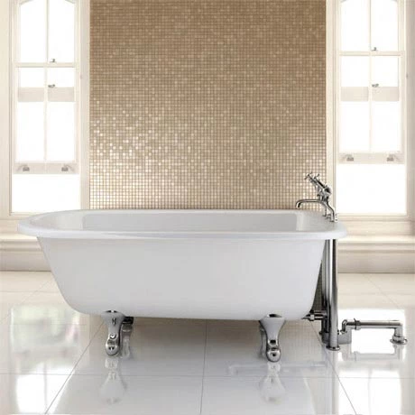Burlington Blenheim Single Ended 1700 x 750mm Freestanding Bath + Legs 3 Burlington Blenheim Single Ended 1700 x 750mm Freestanding Bath + Legs