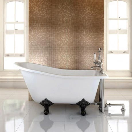 Burlington Buckingham Slipper 1500 x 750mm Freestanding Bath + Legs 3 Burlington Buckingham Slipper 1500 x 750mm Freestanding Bath + Legs