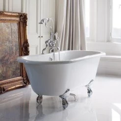 Burlington Windsor Double Ended 1500mm Freestanding Bath with Legs