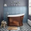 Chatsworth Copper Effect 1300 Short Roll Top Bath -Deals Freestanding Baths Store CB817COP prod