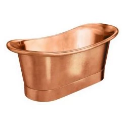 Trafalgar Copper 1700 x 710mm Double Ended Slipper Roll Top Bath Tub -Deals Freestanding Baths Store COPD117 detail2 460