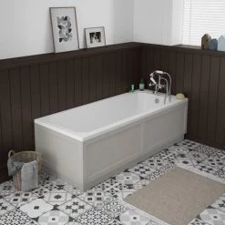 Chatsworth Grey Traditional Bath Panel Pack -Deals Freestanding Baths Store Chatsworth Grey Traditional Bath Panel Pack d1 460