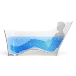 Clearwater - Nebbia Natural Stone Bath Hand Polished White - 1600 x 800mm - N14 -Deals Freestanding Baths Store Clearwater Nebbia Natural Stone Bath 1600 x 800mm N14 n d3 460