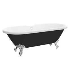 Duke Black 1695 Double Ended Roll Top Bath w. Ball + Claw Leg Set 13 Duke Black 1695 Double Ended Roll Top Bath w. Ball + Claw Leg Set -Deals Freestanding Baths Store Duke Black 1695 Double Ended Roll Top Bath n d1 460
