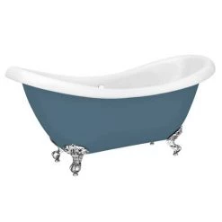 Earl Blue 1750 Double Ended Roll Top Slipper Bath w. Ball + Claw Leg Set 13 Earl Blue 1750 Double Ended Roll Top Slipper Bath w. Ball + Claw Leg Set -Deals Freestanding Baths Store Earl Blue 1750 Double Ended Roll Top Slipper Bath d5 460