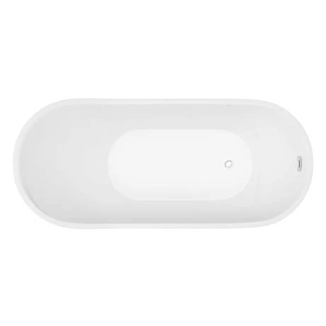 Toreno 1700 x 750mm Modern Slipper Freestanding Bath 7 Toreno 1700 x 750mm Modern Slipper Freestanding Bath - Image 5