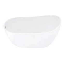 Toreno 1370 Small Modern Slipper Free Standing Bath 12 Toreno 1370 Small Modern Slipper Free Standing Bath -Deals Freestanding Baths Store GD8225 137 n d2 460
